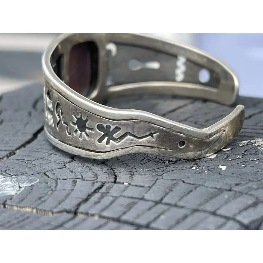 Roderick Tenorio RMT Relios Sterling 14K Gold Catseye Storyteller Cuff 30g